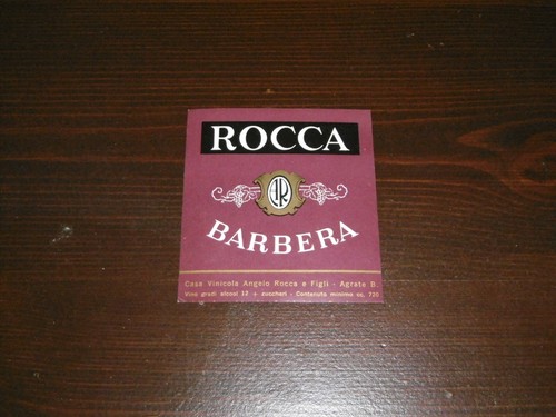 Etichetta epoca vino - vino, barbera