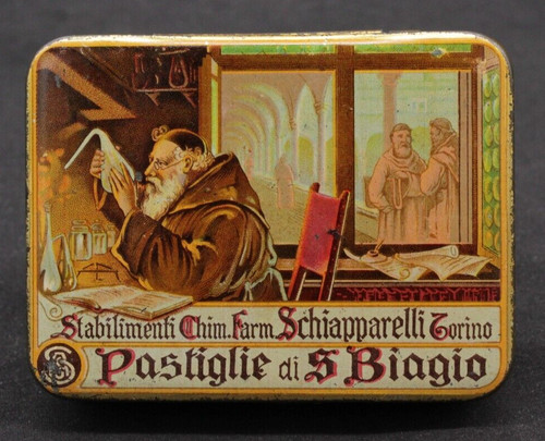 Antica scatola latta - antica,