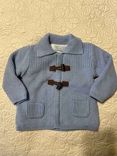 Giacca maglione maglia blu