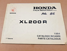 CATALOGO RICAMBI HONDA XL 200
