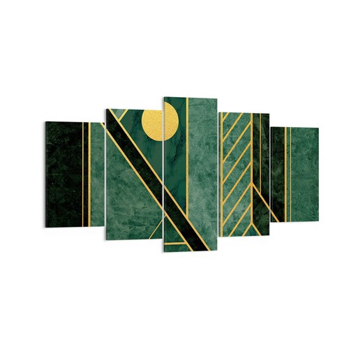 Quadro tela 160x85cm - su, verde