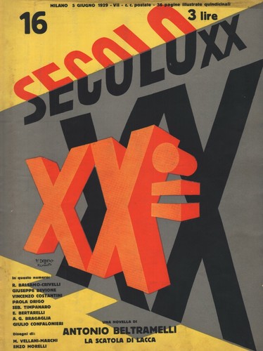 1929 fortunato depero rovereto - fortunato,