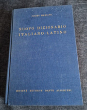 Dizionario italiano latino - dizionario, italiano-