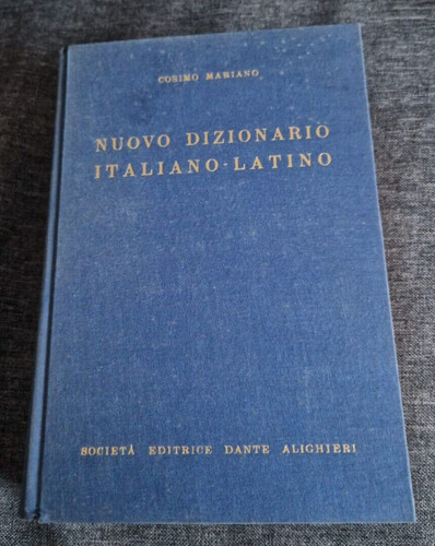Dizionario italiano latino - dizionario, italiano-