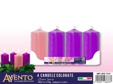 Set 4 Pezzi Candele