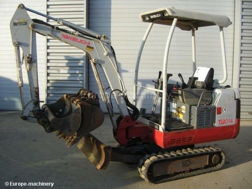 Miniescavatore takeuchi 014 - takeuchi,