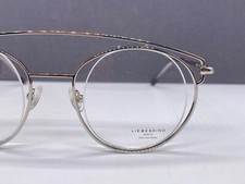 Occhiali Liebeskind donna rotondi lenti grandi argento cromo Panto 11040 germany