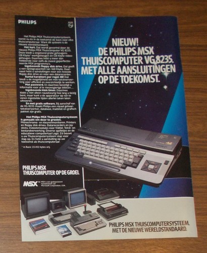 Rara pubblicità philips msx - pubblicità,