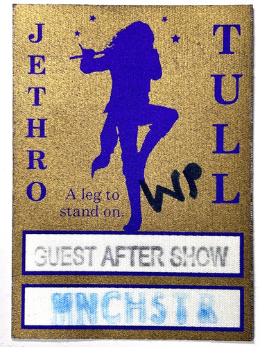 Jethro tull pass ticket - tull,