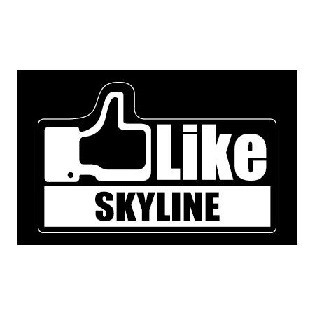 Adesivo like nissan - nissan, skyline