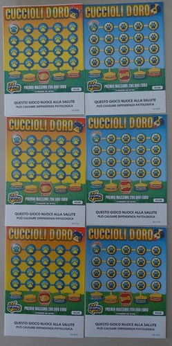 Gratta vinci cuccioli - e,