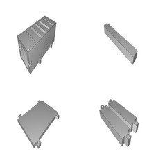 Scatola batteria per drone - per,