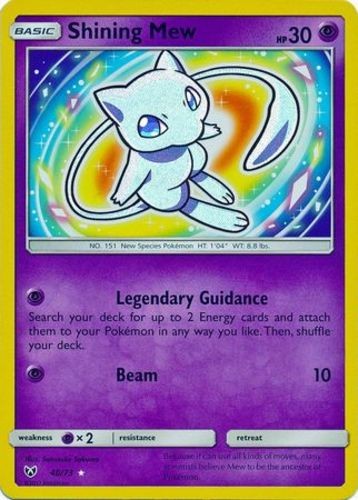 Moderate play shining mew - play, 1