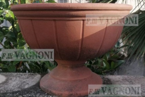 Vaso fioriera calice coppa - fioriera, a