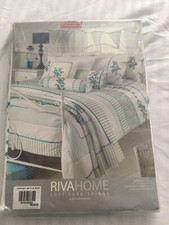 Set copripiumino ricamato lusso misura matrimoniale