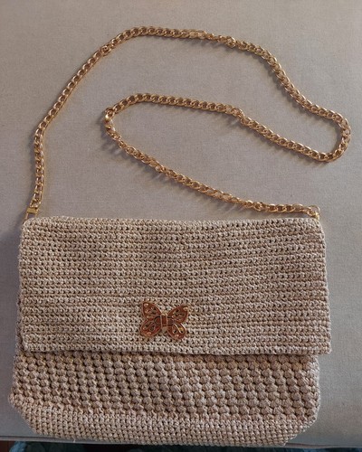 Borsa all uncinetto hand - borsa, all'uncinetto