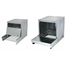 NIDO PER GALLINE OVAIOLE IN RETE ZINCATA CON CASSETTO RACCOGLI Uova 31x47xh.33