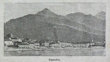 1892. CANNOBIO.Veduta