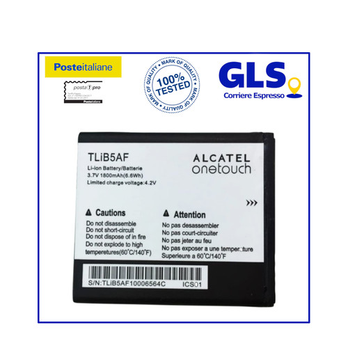Batteria originale alcatel per - alcatel,