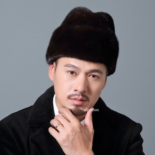 Cappello pelliccia visone uomo