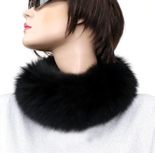 Sciarpa pelliccia volpe blu