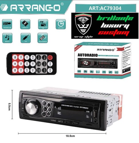Autoradio arranco usb ac79304 - autoradio,