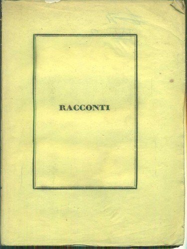 Racconti prima edizione - racconti,