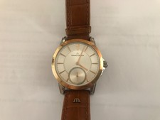 Orologio da polso uomo Maurice Lacroix PONTOS "Petite Seconde" acciaio/oro 18 carati