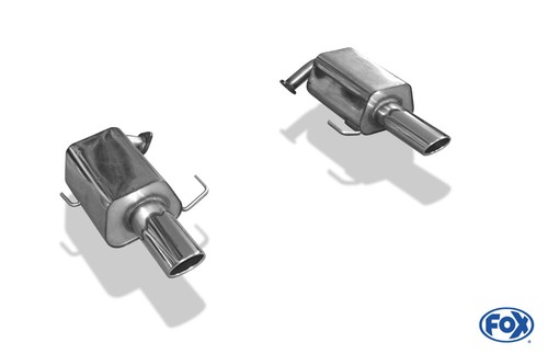 Silenziatore sportivo duplex