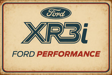 Insegna Metallo Ford Xr3i XR