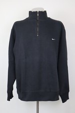 NIKE FELPA MEZZA ZIP MAGLIA UOMO XL MAN SPORT JACKET SWEATSHIRT VINTAGE CASUAL