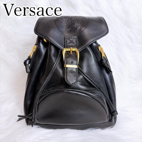 Zaino versace medusa pelle - versace, in