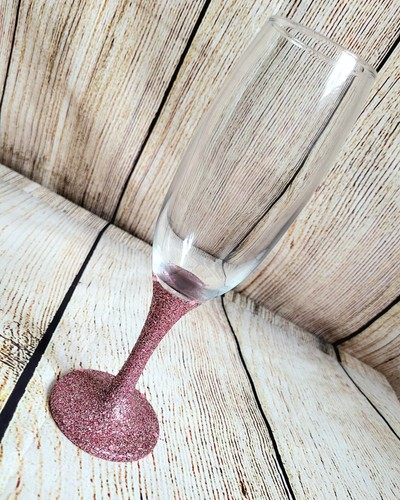 Bicchiere champagne fatto - , a