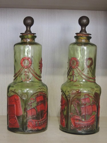 Coppia bottiglie vintage - bottiglie,