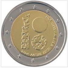 2€ Estonia 2018 " 100 anni