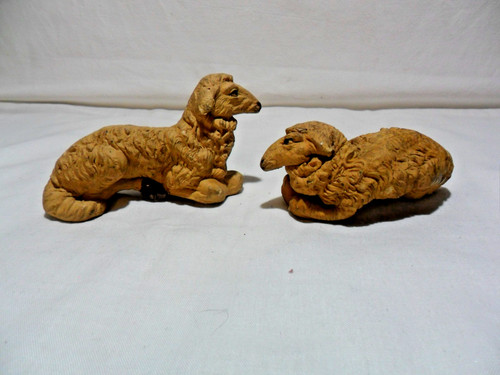 Coppia pecore realizzate - di,