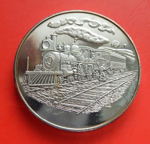 Moneta argento treno - argento,