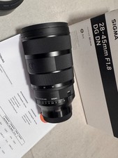 Sigma 28-45mm 1.8 Sony E-MOUNT