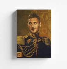 TOTTI ROMA Stampa su Tela