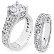 Antico set di anelli da sposa