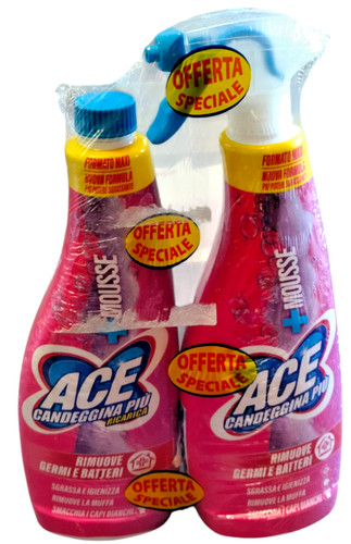 Ace candeggina più spray - candeggina,