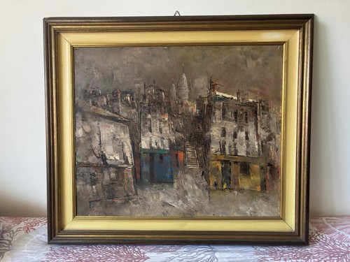 Dipinto olio tela - olio, su