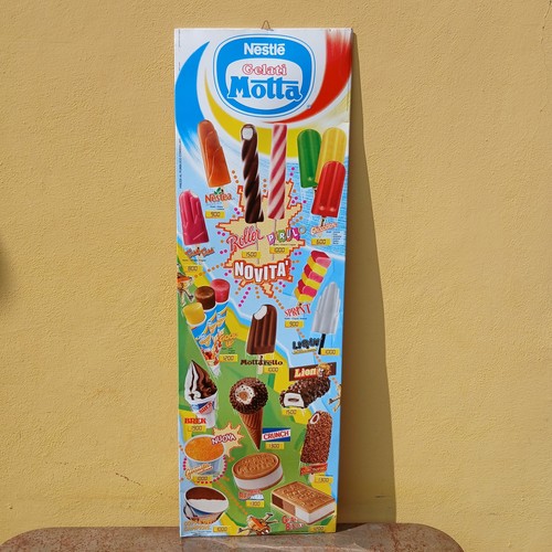 Insegna tabella gelati motta - insegna,