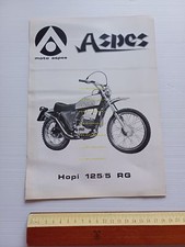 Aspes Hopi 125.5 RG 1972 depliant italiano originale