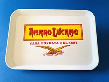 ? Amaro Lucano raro vassoio pubblicitario forma RETTANGOLO 1970 vintage