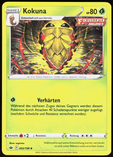 Kakuna 002 198 - pokemon, regno
