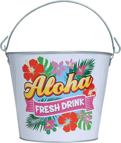 Secchio metallo aloha - |,
