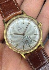 Enicar Vintage Referenza 100/177CS Carica Manuale Cassa Placcata Oro Usato