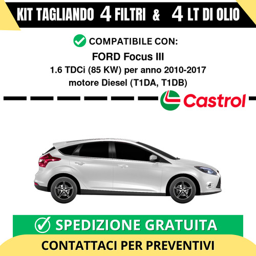 Tagliando per ford focus - tagliando, iii