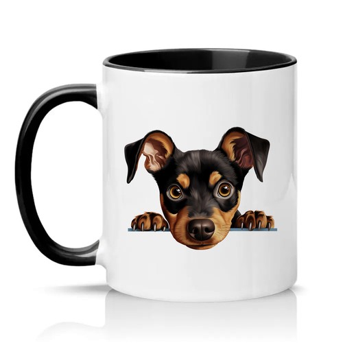 Peeking dog unisex 11oz - unisex,